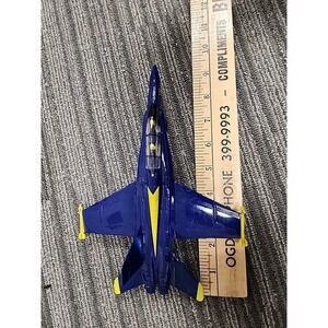 US Navy F-18 Hornet Blue‎ Angel Jet Diecast Toy Authentic Licensed!